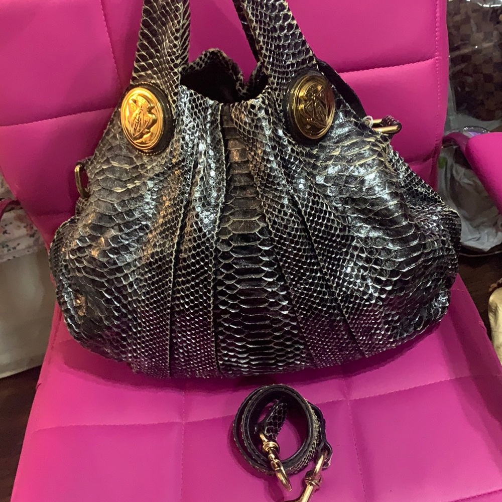 🌟Rare🌟 Gucci Hysteria Python Bag 2-way